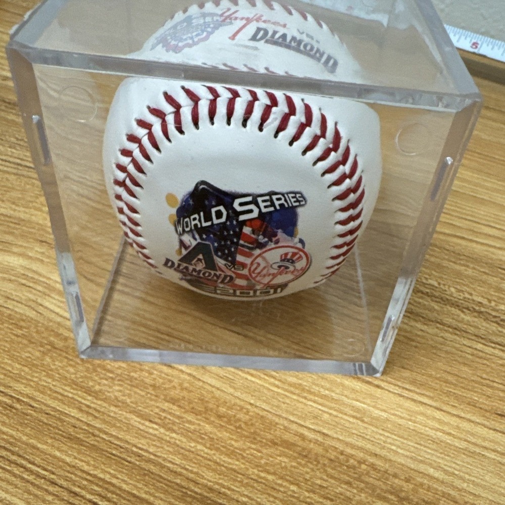 2001 World Series Baseball Arizona Diamondbacks New York Yankees Cube